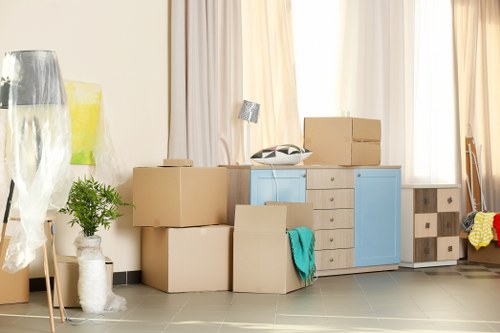 Man with van assisting a local Finchley home move