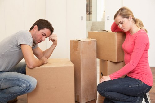Local moving van helping with residential moves in Finchley